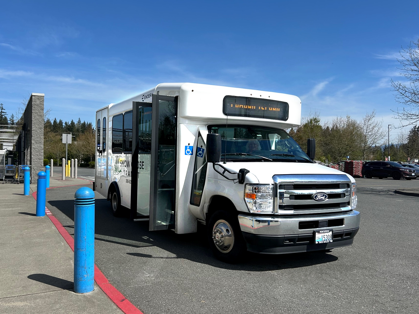 Snow Goose Transit bus, April 2026.